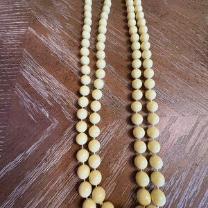 Yellow Beaded Necklace